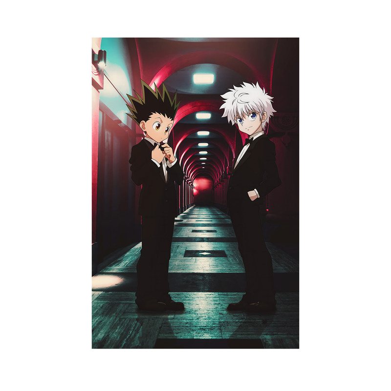 تابلو مدل انیمه گون کیلوا هانتر ایکس هانتر gon Killua Hunter Hunter anime 14 - Image 2
