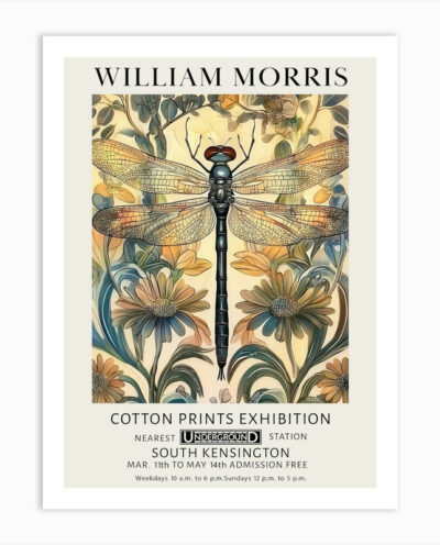 تابلو مدل William Morris Dragonfly کد 248901388