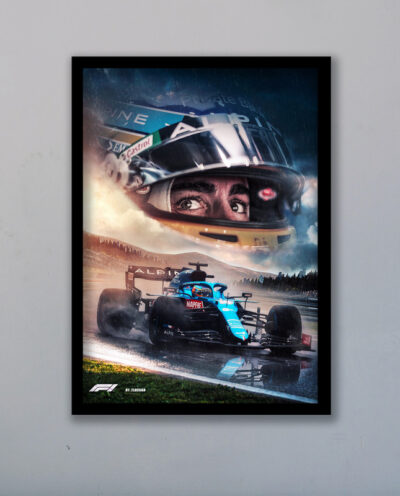 تابلو مدل فرمول یک فرناندو آلونسو Alonso کد LA-F1G1006B