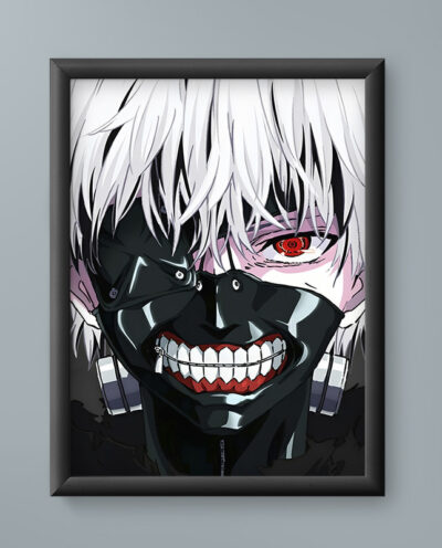 تابلو مدل انیمه کن کانکی توکیو غول Ken Kaneki Tokyo Ghoul anime 03