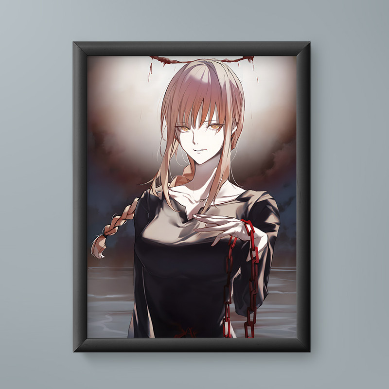 تابلو مدل انیمه چینساو من Chainsaw Man anime 08