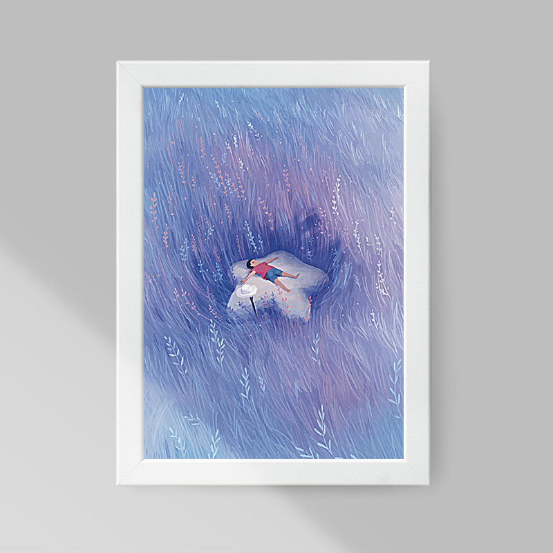تابلو صبا طرح مدل فانتزی کد el01w - Image 2