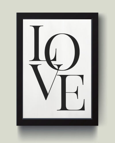 تابلو مدل LOVE کد S2525-b