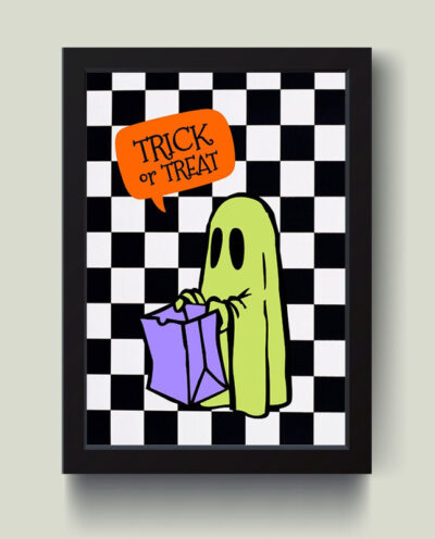 تابلو مدل Trick Ghost کدS1428-b