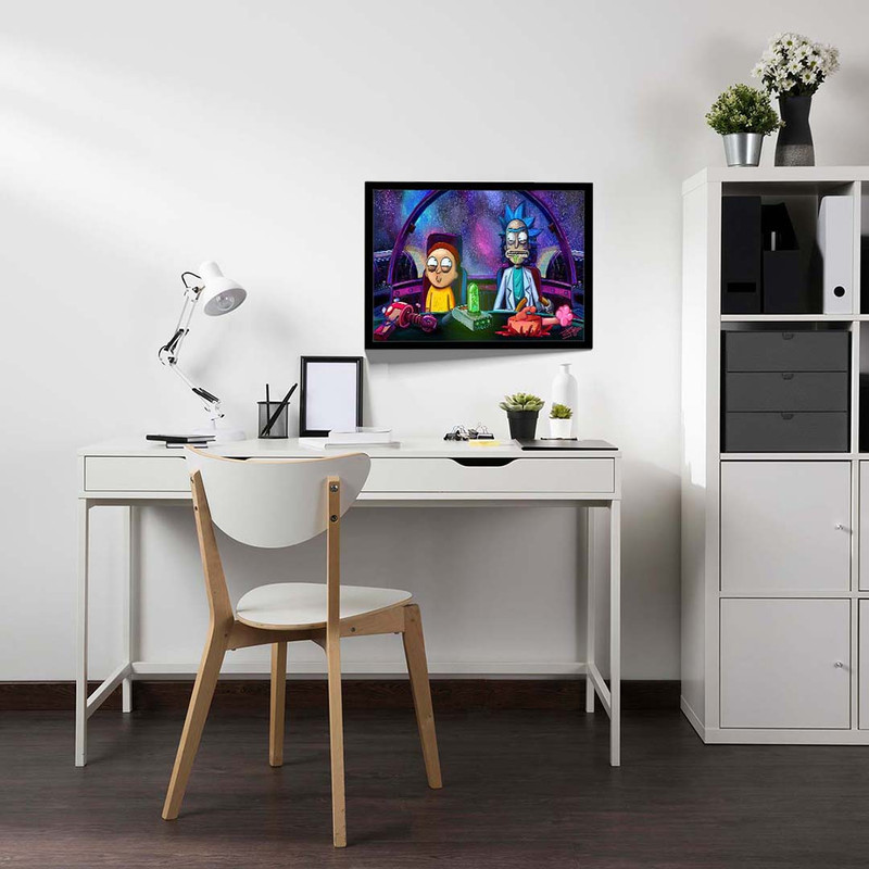 تابلو مدل rick and morty کد F-15031 - Image 2
