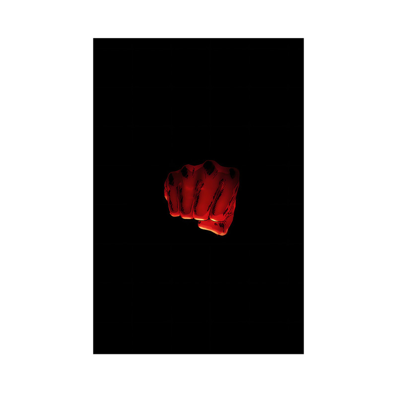 تابلو مدل انیمه وان پانچ من 14 one punch man anime - Image 2