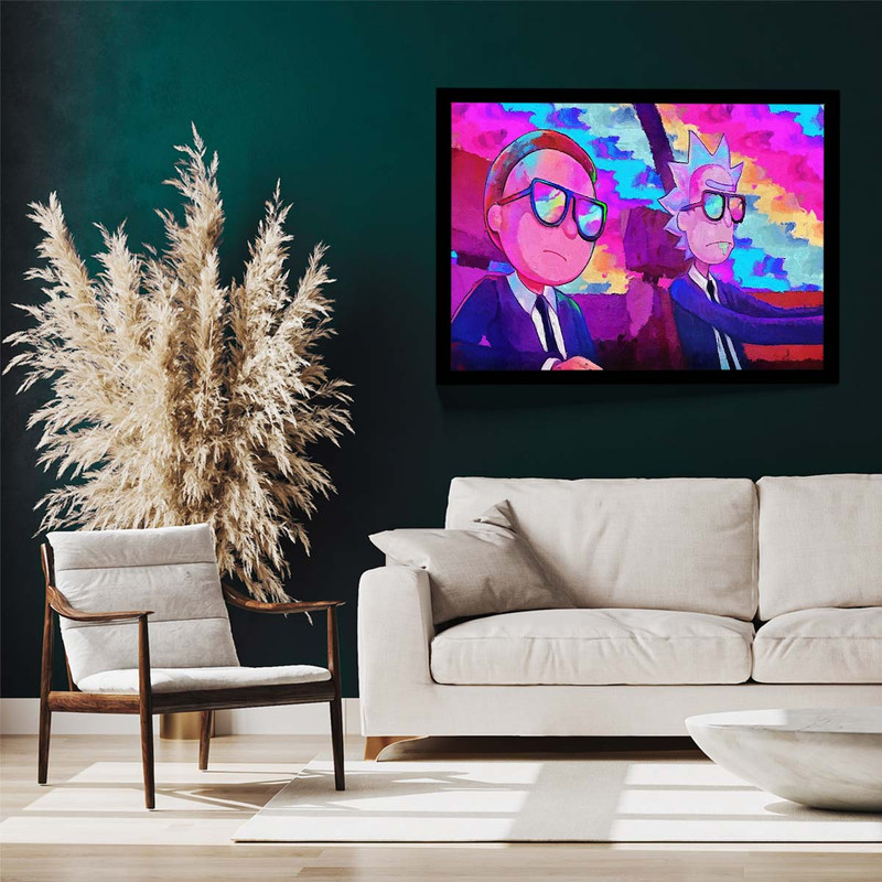 تابلو مدل rick and morty کد G2061 - Image 3