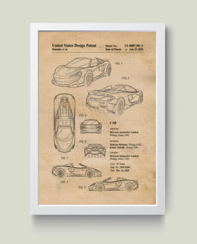 تابلو مدل Mclaren کد m2602-w