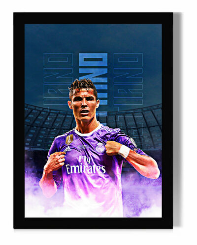 تابلو مدل دیواری طرح رونالدو Ronaldo کد FD448