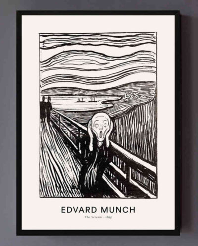 تابلو مدل The scream کد 248901690