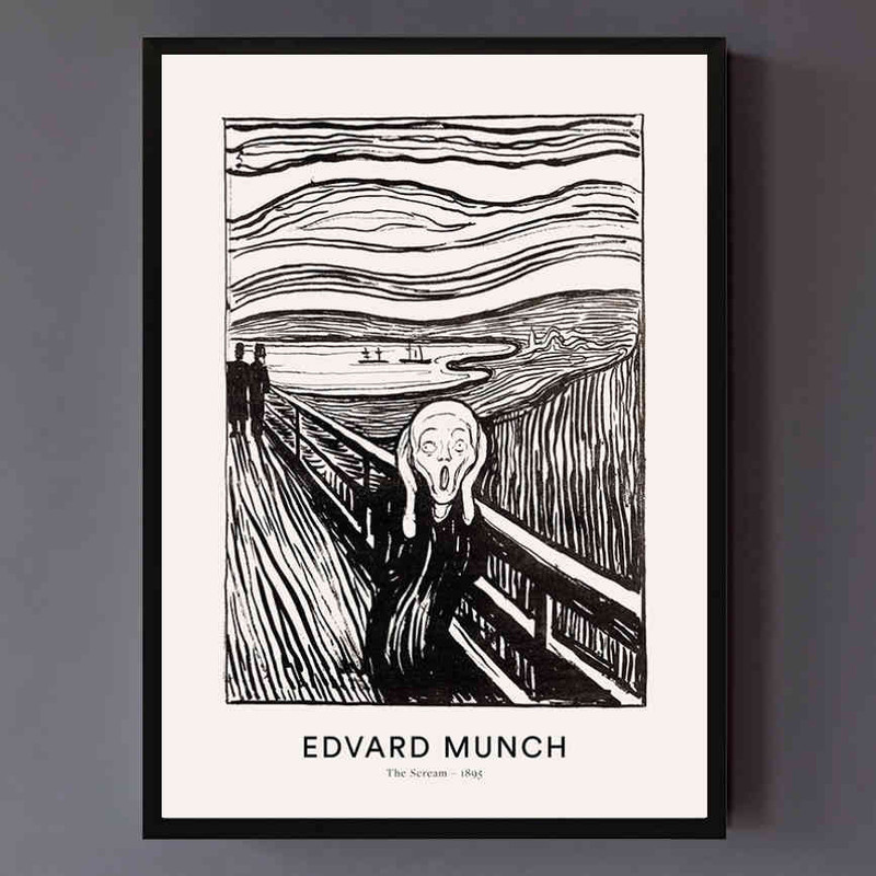 تابلو مدل The scream کد 248901690