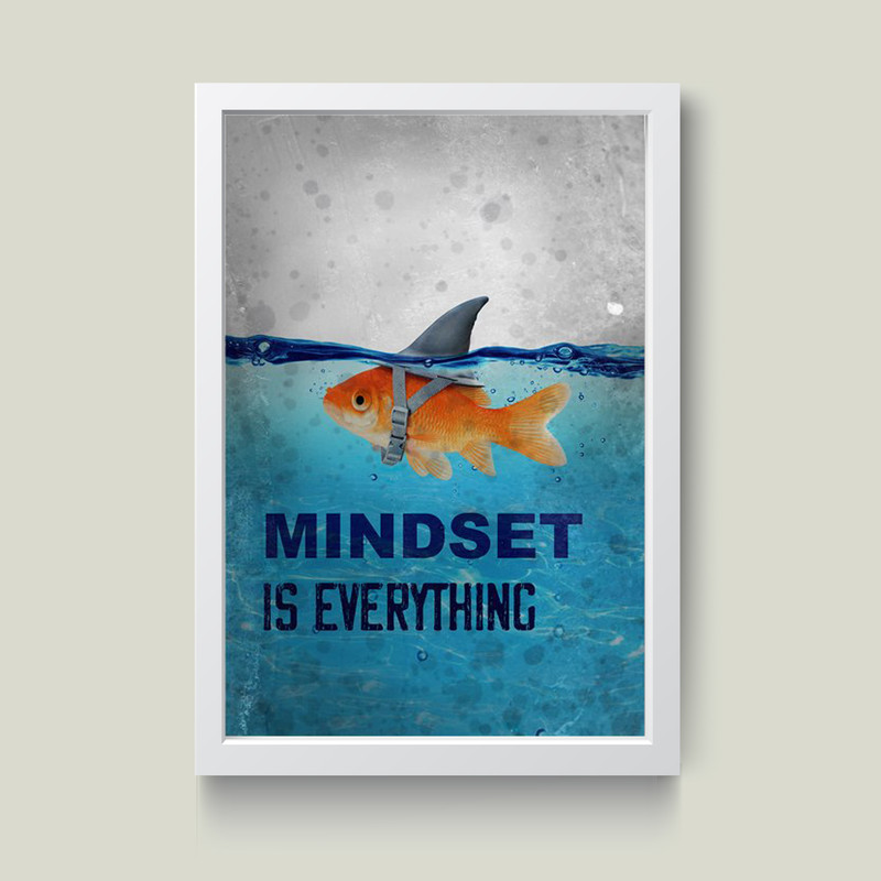 تابلو مدل دکوراتیو انگیزشی Mindset کدG10-16