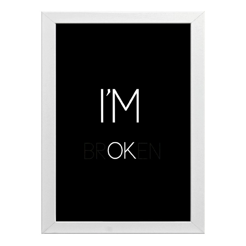 تابلو طرح Im broken کد T276 - Image 2