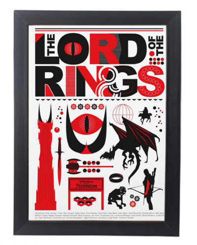 تابلو آگاپه مدل G162 طرح Lord of The Ring