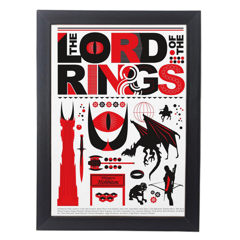 تابلو آگاپه مدل G162 طرح Lord of The Ring