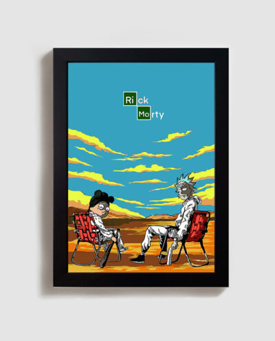 تابلو مدل ریک و مورتی rick and morty BL11