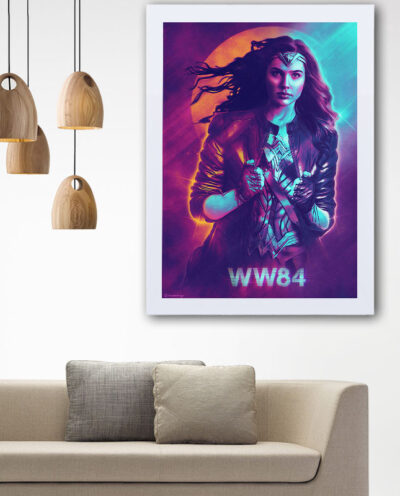 تابلو گالری استاربوی طرح Wonder woman مدل هنری L51