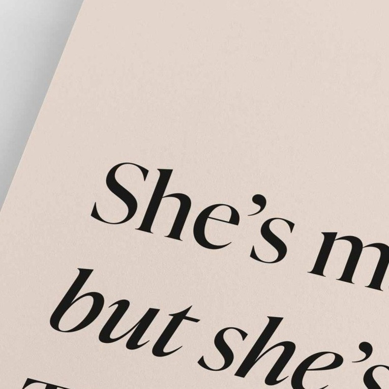 تابلو مدل Shes mad کد 248901923 - Image 2