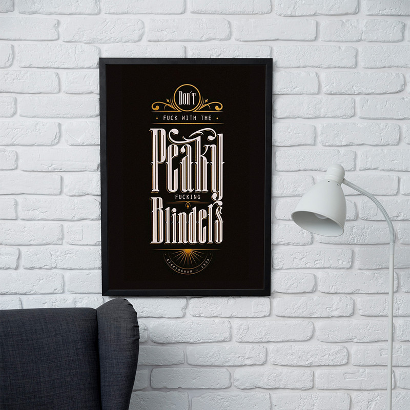تابلو طرح سریال پیکی بلایندرز Peaky Blinders کد FD212 - Image 2