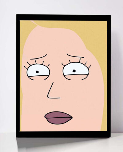 تابلو مدل Rick Morty کد F-1032