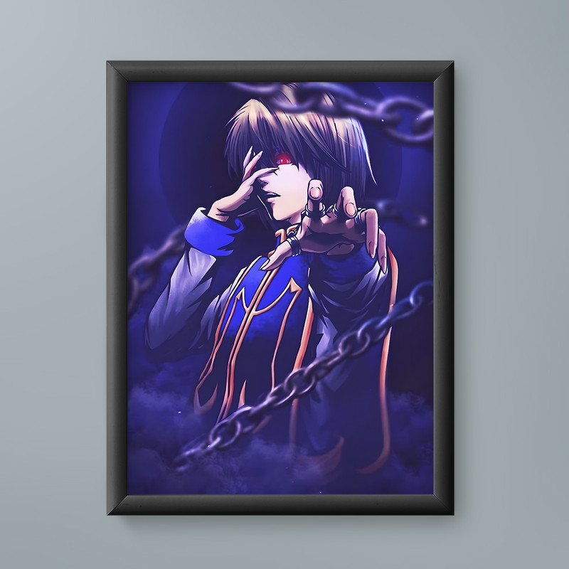 تابلو مدل انیمه کوراپیکا هانتر ایکس هانتر Kurapika Hunter Hunter anime 10