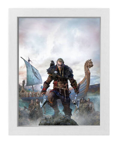 تابلو طرح بازی Assassins Creed Valhallaمدل 1