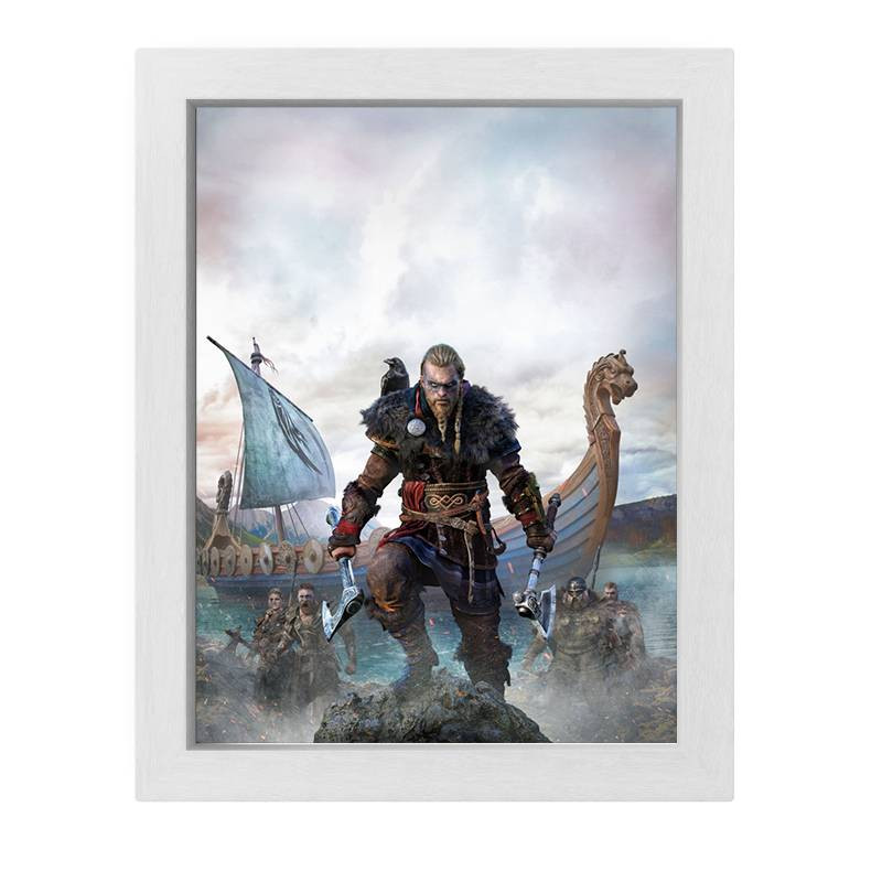 تابلو طرح بازی Assassins Creed Valhallaمدل 1