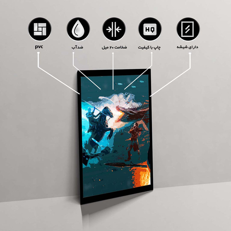 تابلو مدل Game of Thrones کد S-2258 - Image 10