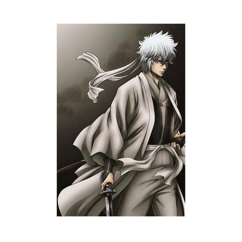 تابلو مدل انیمه ساکاتا گینتوکی گینتاما Sakata Gintoki Gintama anime 12 - Image 2