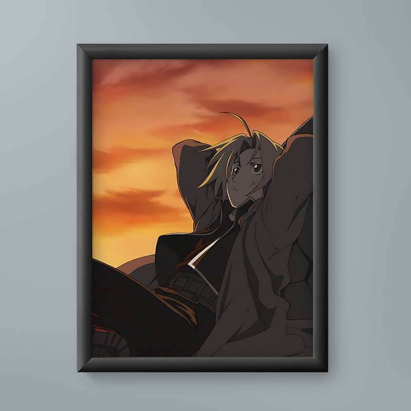 تابلو مدل انیمه ادوارد الریک فول متال آلکمیست 06 Edward Elric Fullmetal Alchemist anime