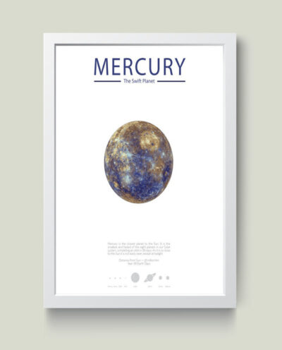 تابلو مدل مینیمال Mercury کد m2408-w