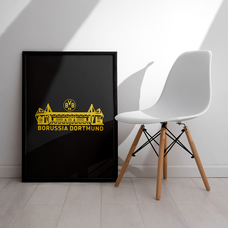 تابلو مدل دیواری طرح دورتموند Dortmund کد FD534 - Image 3