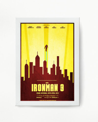 تابلو شریلند طرح مینیمال مدل فیلم Iron Man کد shm1363w