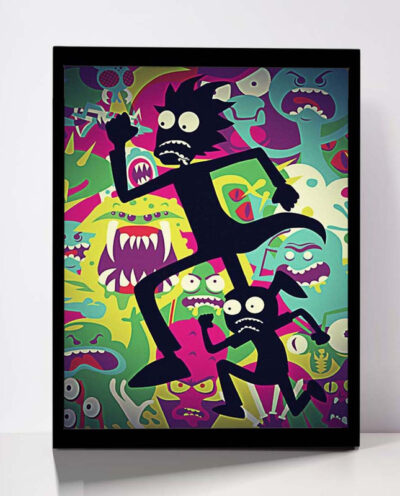 تابلو مدل Rick Morty کد F-1031