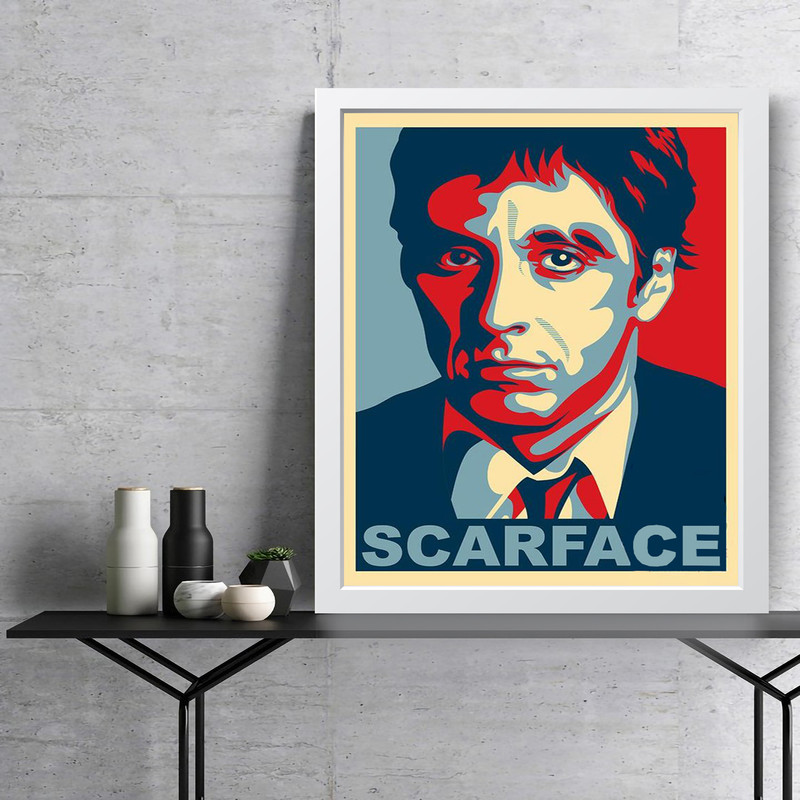تابلو مدل تونی مونتانا Scarface کد G11-09 - Image 4