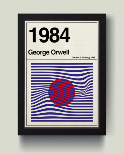 تابلو مدل 1984 poster کدS1614-b