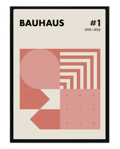 تابلو مدل Bauhaus geometry کد 248901759