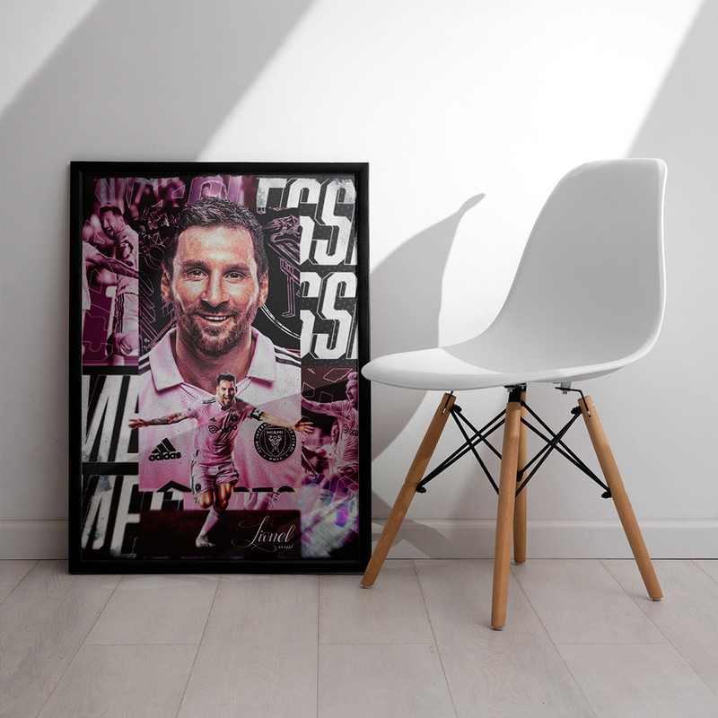 تابلو مدل دیواری طرح مسی Messi کد FD502 - Image 3