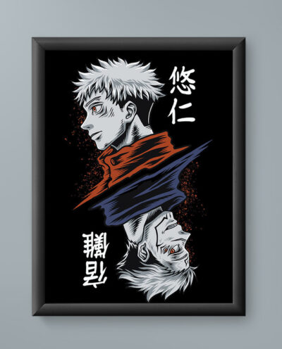 تابلو مدل یوجی ایتادوری سوکونا جوجوتسو کایسن 06 yuji itadori Sukuna Jujutsu Kaisen
