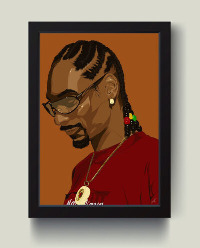 تابلو مدل دکوراتیو اسنوپ داگ snop dogg کد G5-12
