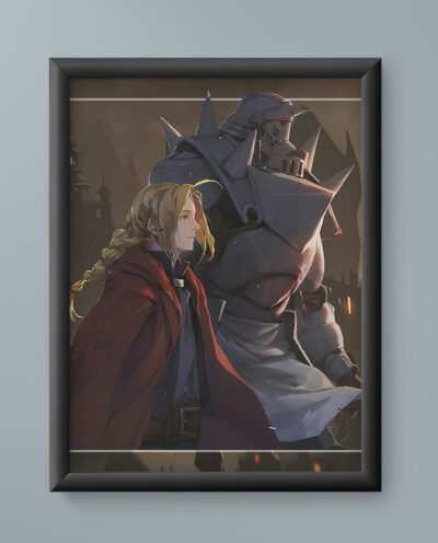 تابلو مدل انیمه ادوارد آلفونس فول متال آلکمیست 19 Edward Alphonse Fullmetal Alchemist anime