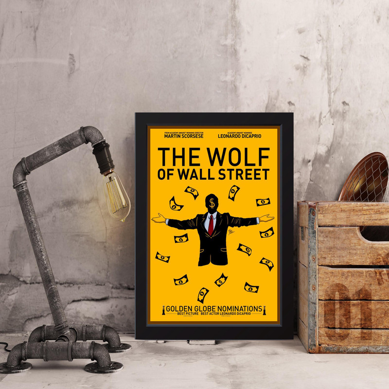 تابلو مدل The Wolf of Wallstreet کدMJ131341 - Image 2