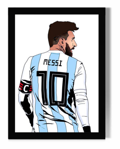 تابلو مدل دیواری طرح مسی Messi کد FD510