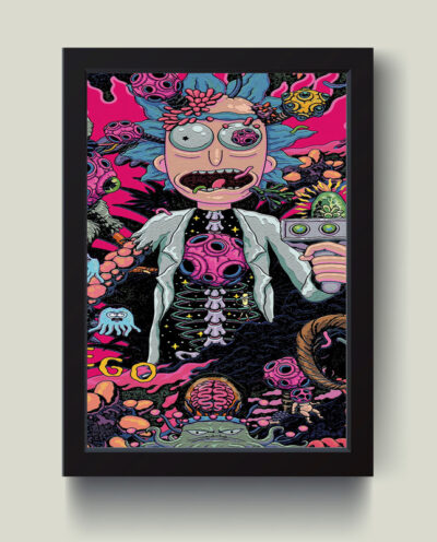 تابلو مدل دکوراتیو ریک اند مورتی rick and morthy کدG10-13