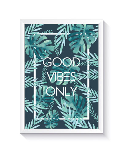 تابلو وینا مدل Good Vibes Only