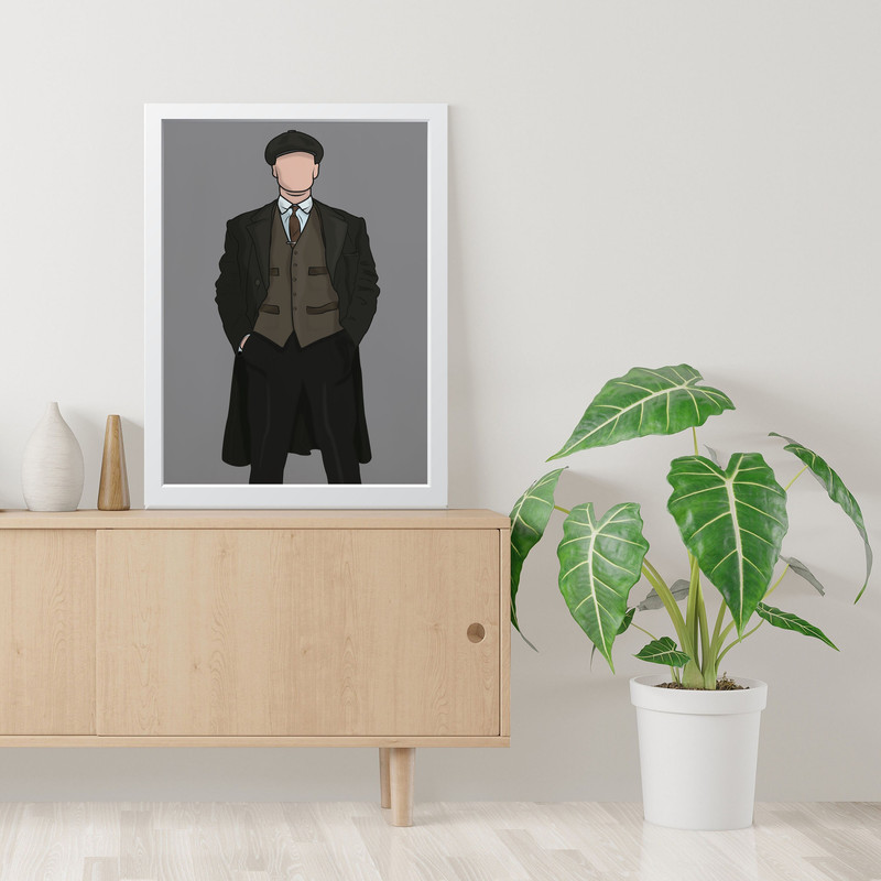 تابلو مدل Tommy Shelby کد m2562-w - Image 4
