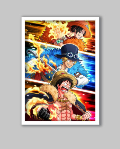 تابلو مدل انیمه وان پیس One Piece کد LA-G10739
