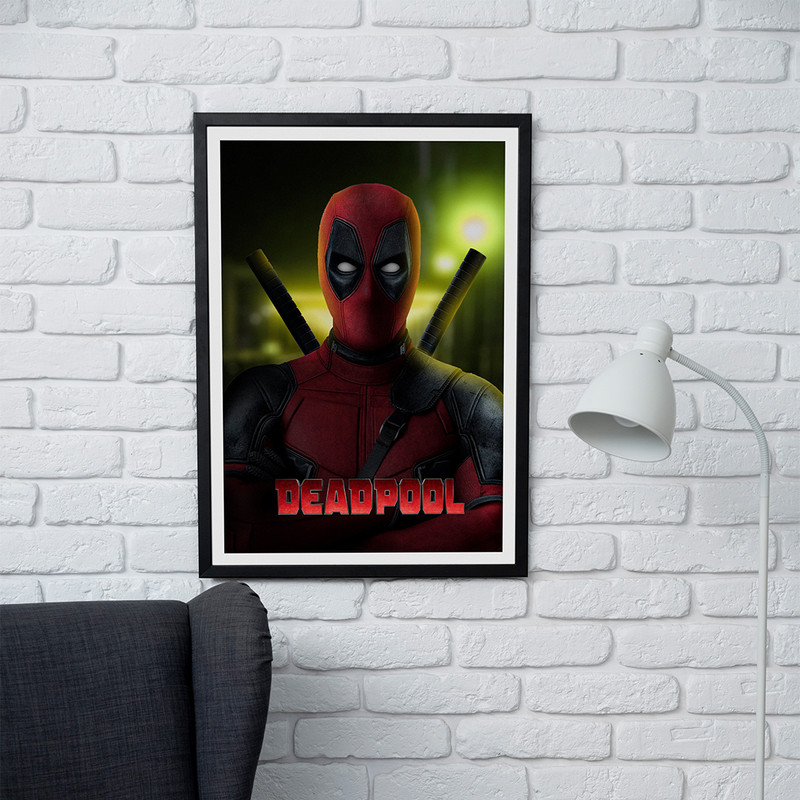 تابلو مدل دیواری طرح فیلم ددپول Deadpool کد FD117 - Image 2