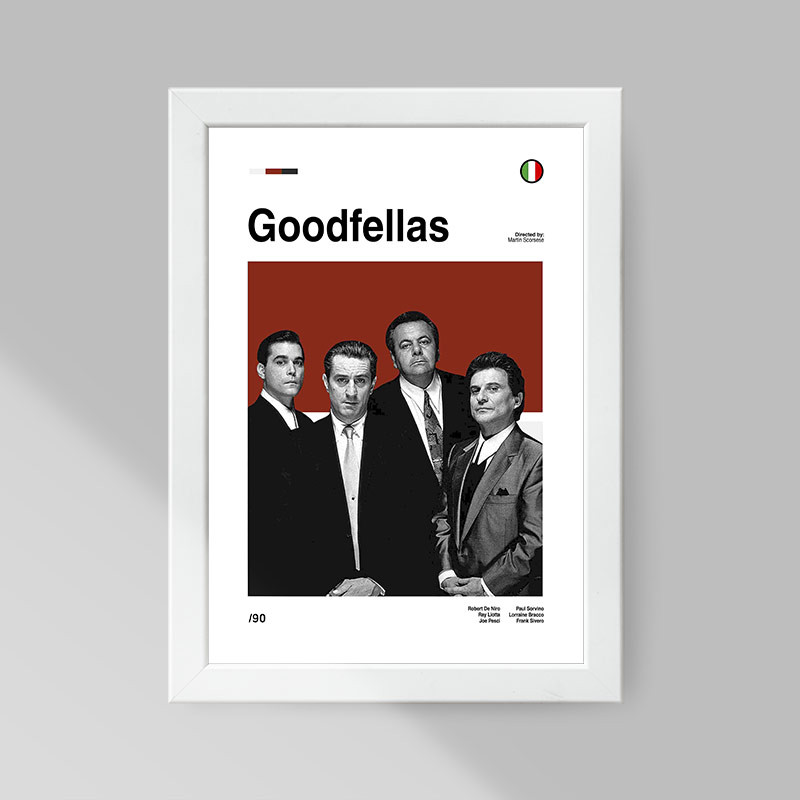 تابلو صبا طرح مدل good fellas کد A2901-bw - Image 2