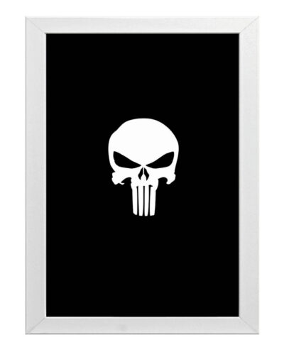 تابلو طرح اسکلت punisher skull کد t36